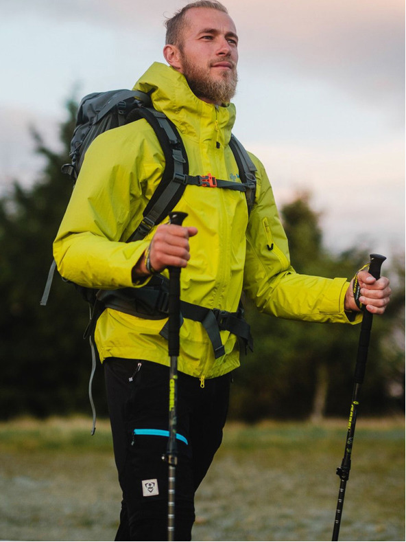 Kilpi Kilpi férfi keményhéjú vízálló dzseki MAMBA-M világoszöld