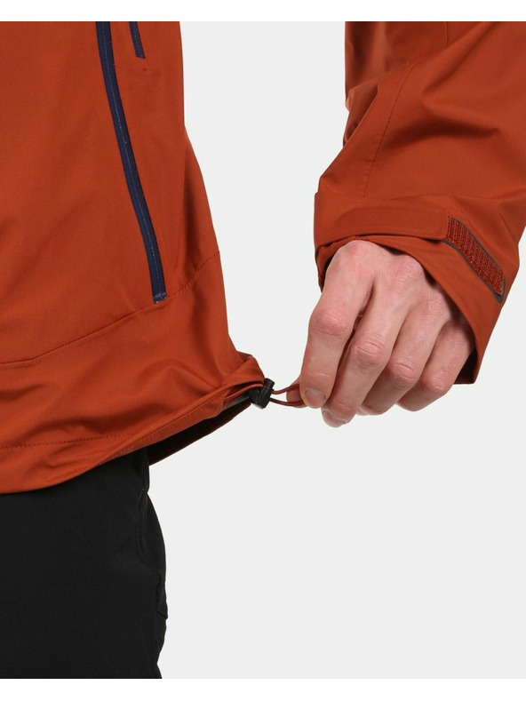 Kilpi Férfi hardshell vízálló kabát Kilpi MAMBA-M Barna