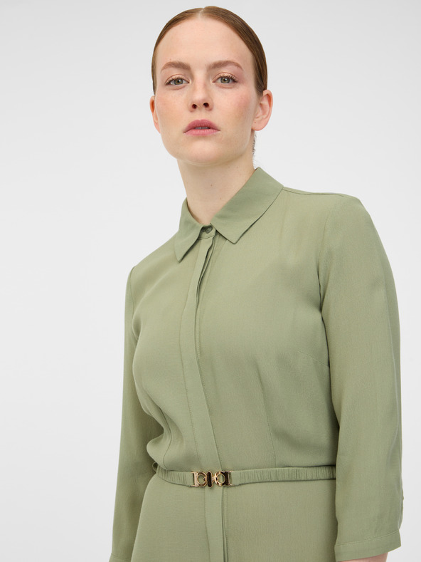 Orsay ORSAY khaki női midi ingruha