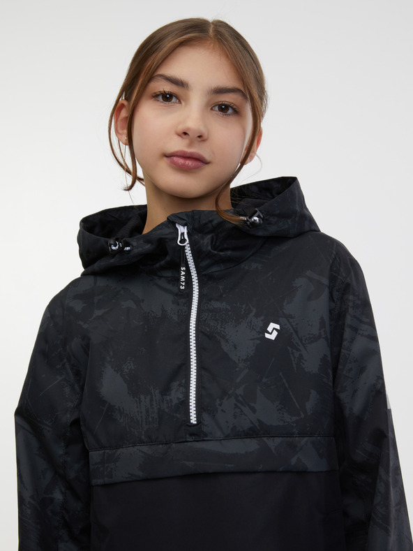 Sam 73 Fekete gyerek mintás anorák SAM 73 Juno