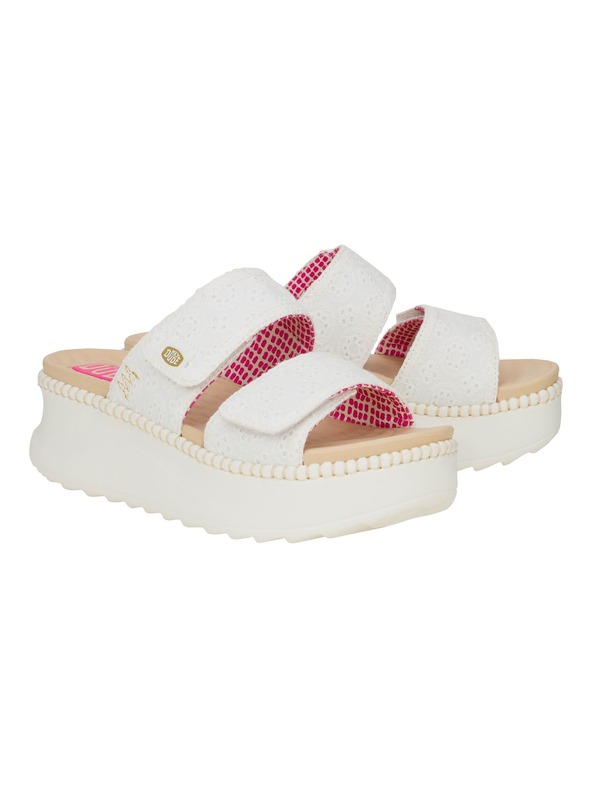 Hey Dude Krém színű papucs hölgyeknek Hey Dude