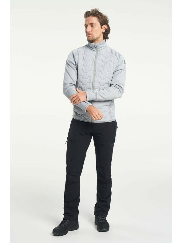 Tenson Férfi TENSON TXlite hibrid cipzáras kabát M világosszürke