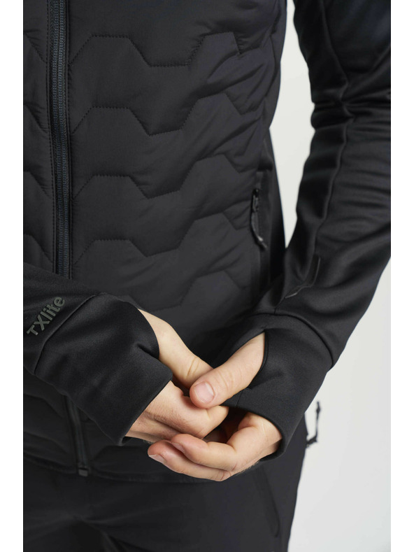 Tenson Férfi TENSON TXlite Hybrid Zip Zip dzseki M fekete