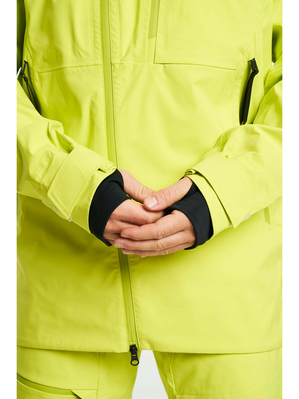 Tenson Férfi sí- és sífutó membrános kabát TENSON Shibui Shell Jacket M világossárga