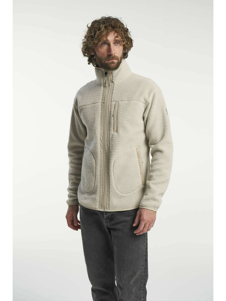Tenson Férfi Tenson Yoke Full Zip Fleece dzseki M Világos bézs