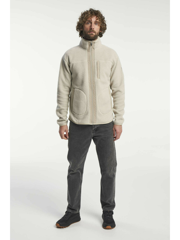 Tenson Férfi Tenson Yoke Full Zip Fleece dzseki M Világos bézs