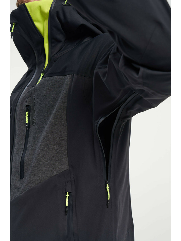 Tenson Férfi TENSON Touring Softshell kabát M sötétszürke