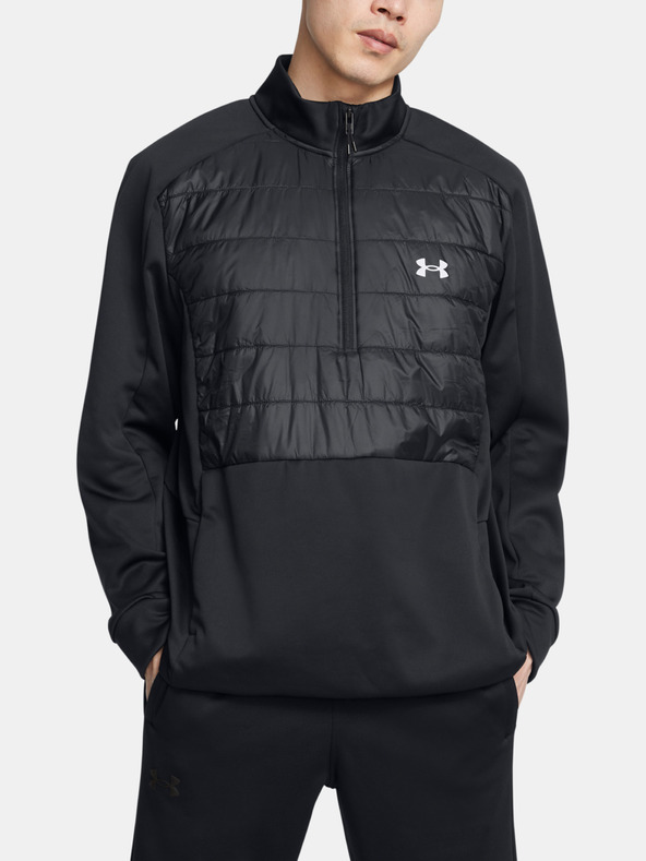 Under Armour Férfi dzseki Under Armour ARMOUR FLEECE HZ SWACKET-BLK