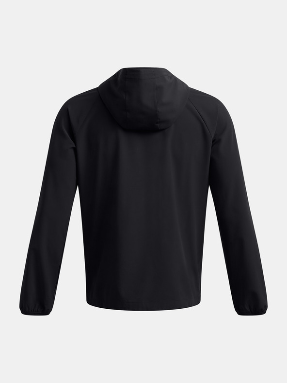 Under Armour Férfi dzseki Under Armour UA Stretch Wvn WindbreakerEU-BLK