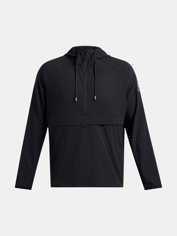 Under Armour Férfi dzseki Under Armour UA RUN ANYWHERE ANORAK-BLK