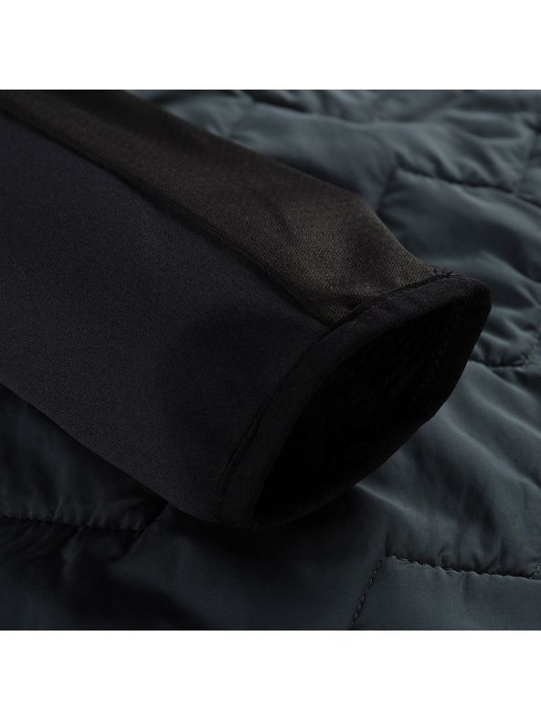 ALPINE PRO ALPINE PRO JORW férfi pulóver merino béléssel, sötét palaszürke