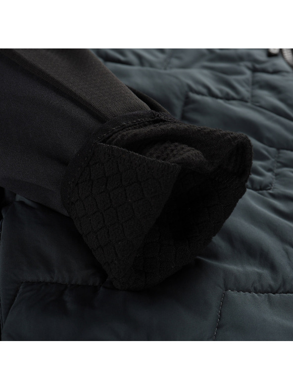 ALPINE PRO ALPINE PRO JORW férfi pulóver merino béléssel, sötét palaszürke