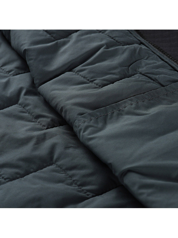 ALPINE PRO ALPINE PRO JORW férfi pulóver merino béléssel, sötét palaszürke