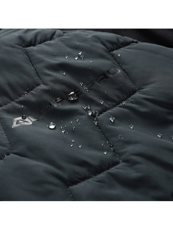 ALPINE PRO ALPINE PRO JORW férfi pulóver merino béléssel, sötét palaszürke