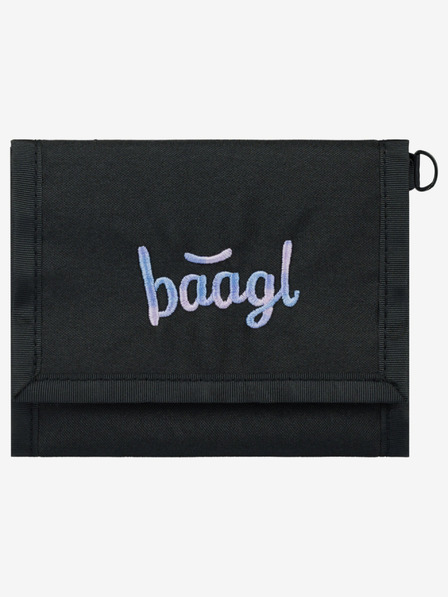 BAAGL  Fekete Baagl Metallic Holo pénztárca