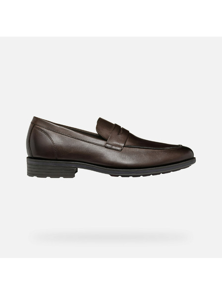 Geox Sötétbarna férfi mokaszin Geox Walk Pleasure F