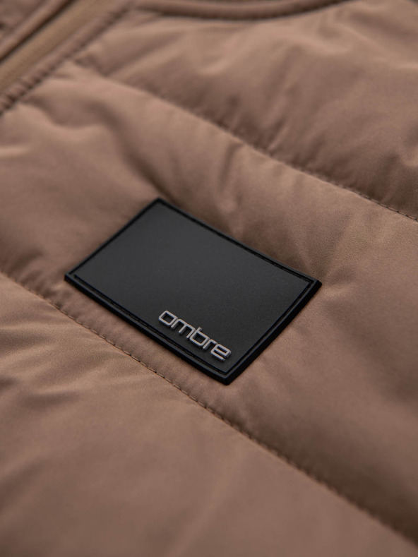 Ombre Clothing Férfi könnyű színes sport kabát polárral Ombre Clothing