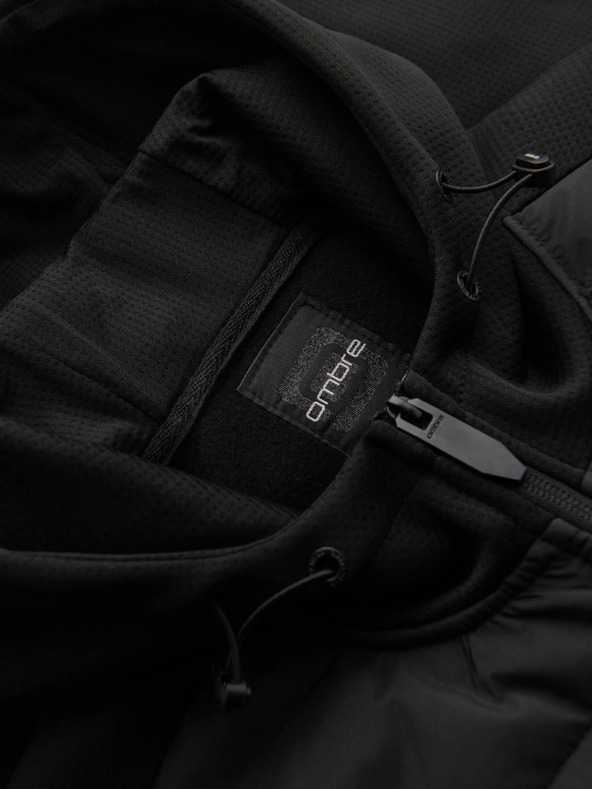 Ombre Clothing Férfi könnyű színes sport kabát polárral Ombre Clothing