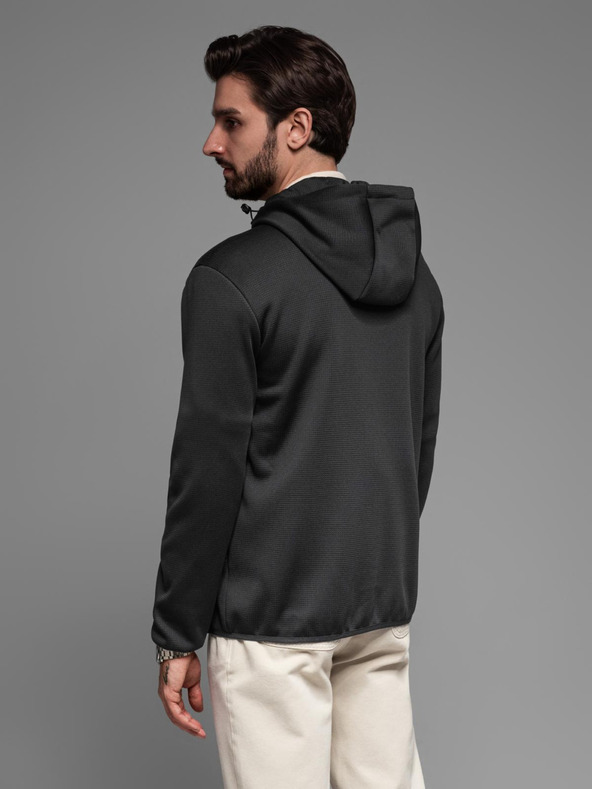 Ombre Clothing Férfi könnyű színes sport kabát polárral Ombre Clothing