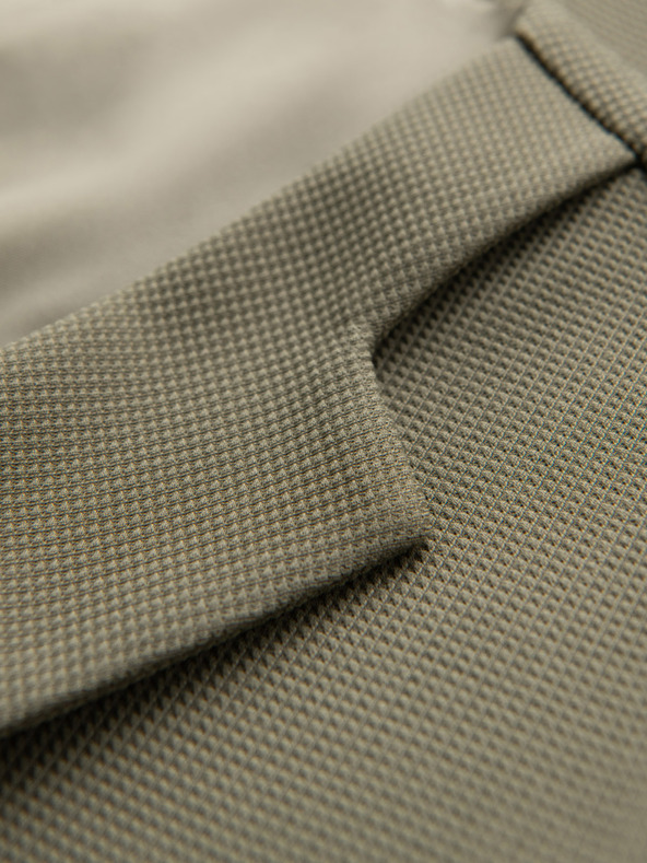 Ombre Clothing Férfi strukturált kötött mellény méretre szabva hajtókával Ombre Clothing