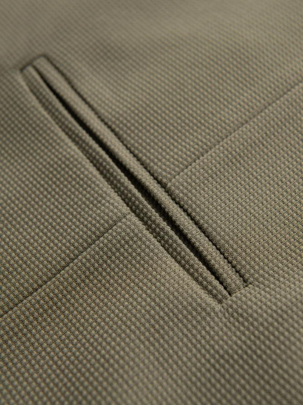 Ombre Clothing Férfi strukturált kötött mellény méretre szabva hajtókával Ombre Clothing