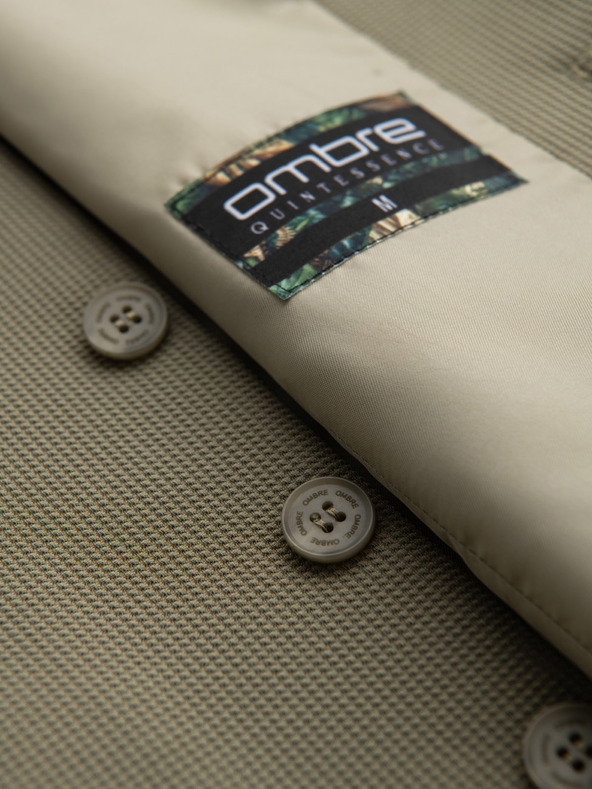 Ombre Clothing Férfi strukturált kötött mellény méretre szabva hajtókával Ombre Clothing