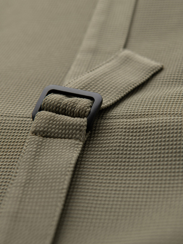 Ombre Clothing Férfi strukturált kötött mellény méretre szabva hajtókával Ombre Clothing