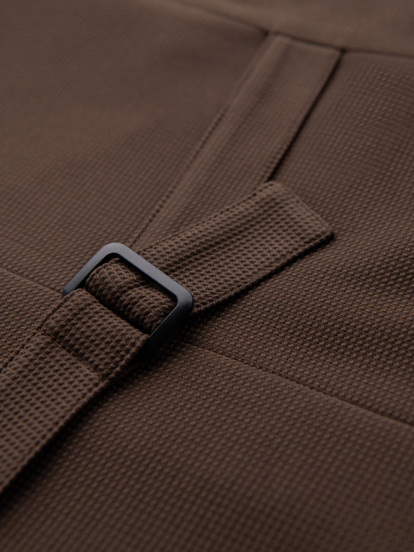 Ombre Clothing Férfi strukturált kötött mellény méretre szabva hajtókával Ombre Clothing