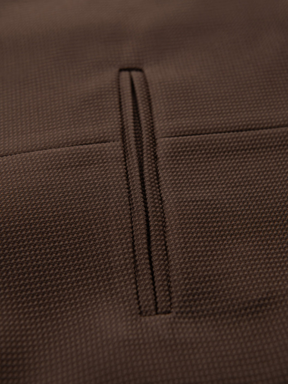 Ombre Clothing Férfi strukturált kötött mellény méretre szabva hajtókával Ombre Clothing