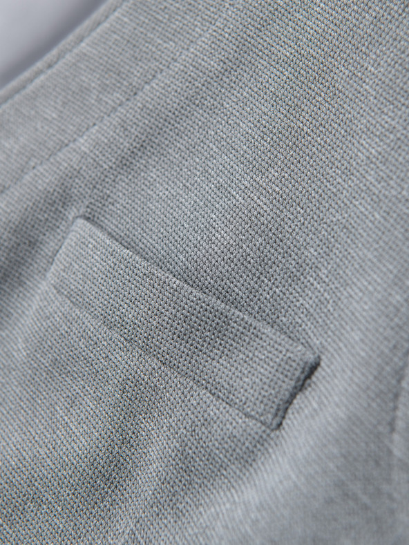 Ombre Clothing Férfi strukturált mellény zsebekkel méretre szabva Ombre Clothing