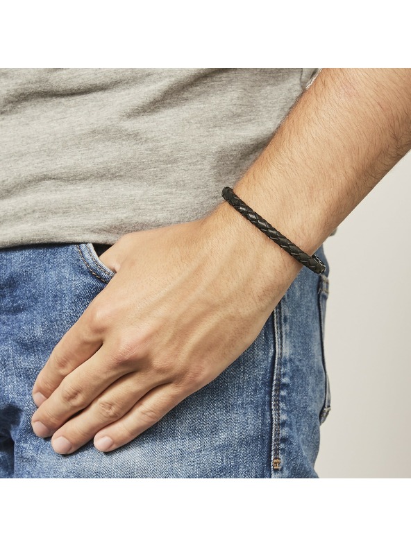 Fossil Férfi bőr karkötő Fossil JF00510797