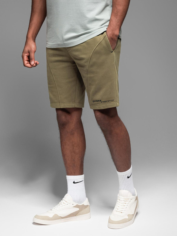 Ombre Clothing Férfi rövid melegítő short nyomattal Ombre Clothing