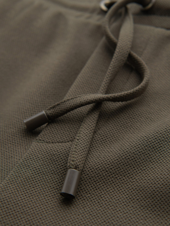 Ombre Clothing Férfi kötött short felhajtott szárral Ombre Clothing