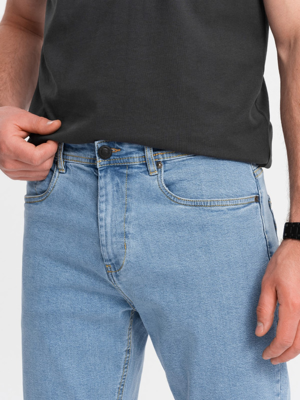 Ombre Clothing Férfi farmer short felhajtott szárral Ombre Clothing