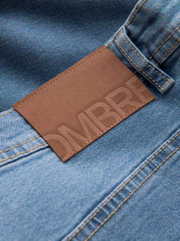 Ombre Clothing Férfi farmer short felhajtott szárral Ombre Clothing