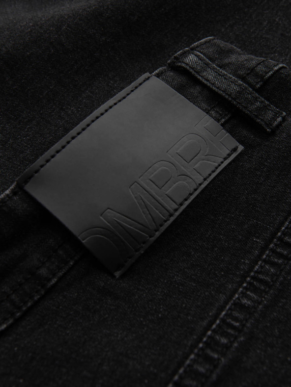 Ombre Clothing Férfi farmer short felhajtott szárral Ombre Clothing