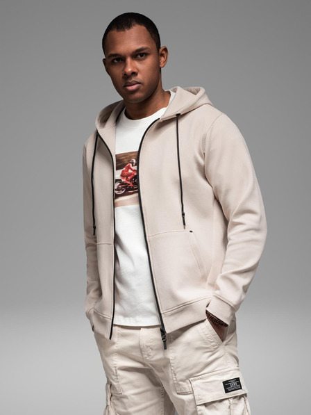 Ombre Clothing Kapucnis pulóver streetwear stílusban Ombre Clothing