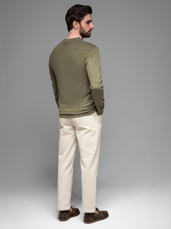 Ombre Clothing Ombre Clothing férfi kötött pulóver strukturált pöttyökkel