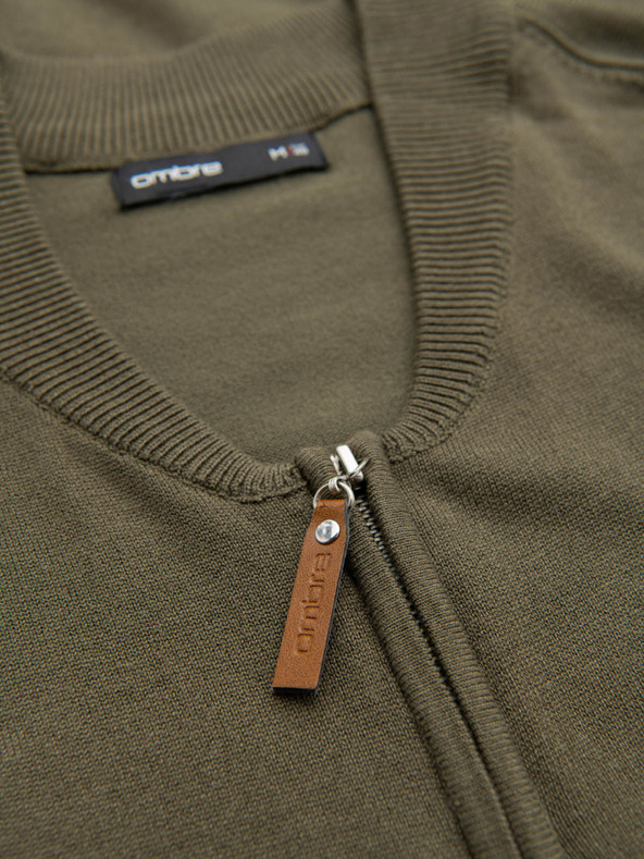 Ombre Clothing Ombre Clothing férfi kötött pulóver strukturált pöttyökkel