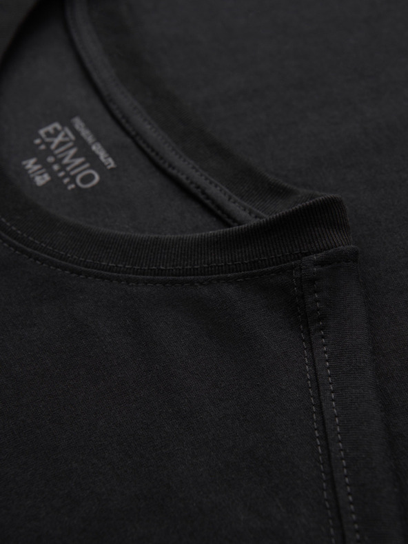 Ombre Clothing Ombre Clothing férfi pamut jersey póló nagy oldalsó felirattal