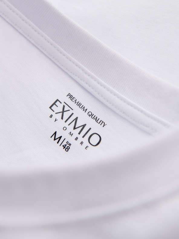 Ombre Clothing Ombre Clothing férfi pamut jersey póló nagy oldalsó felirattal