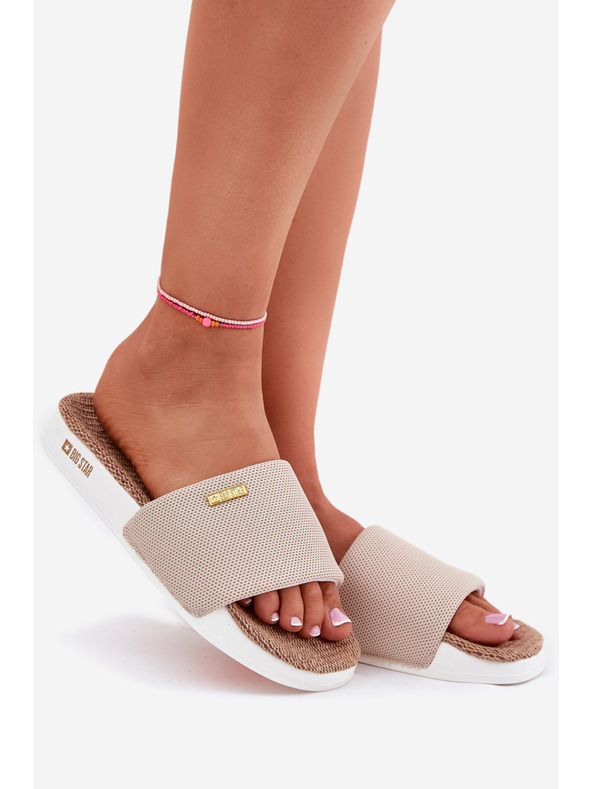 BIG STAR SHOES Big Star női papucs – bézs Méret: