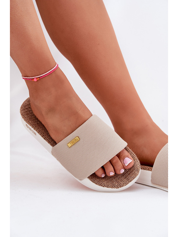 BIG STAR SHOES Big Star női papucs – bézs Méret: