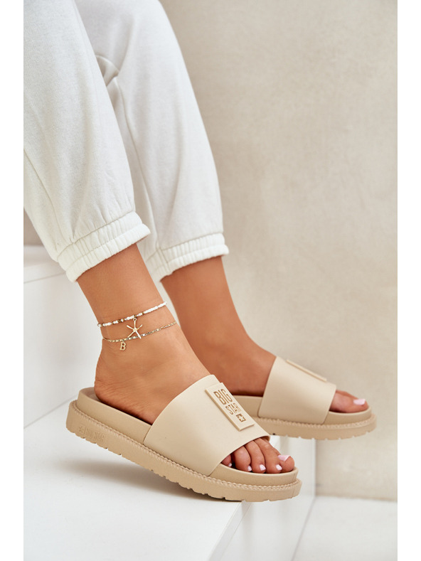 BIG STAR SHOES Big Star női papucs – bézs Méret: