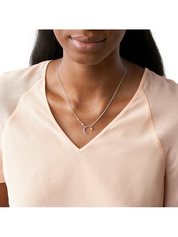 Fossil Fossil ezüst női nyaklánc JFS00432998