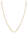 Rosefield Rosefield arany Triple Heart nyaklánc JNTHG-J535