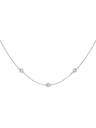 Rosefield Rosefield ezüst Daisy Flower nyaklánc JNDFS-J673
