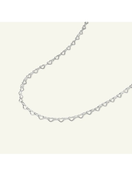 Rosefield Rosefield ezüst Heart Chain nyaklánc JNHCS-J685