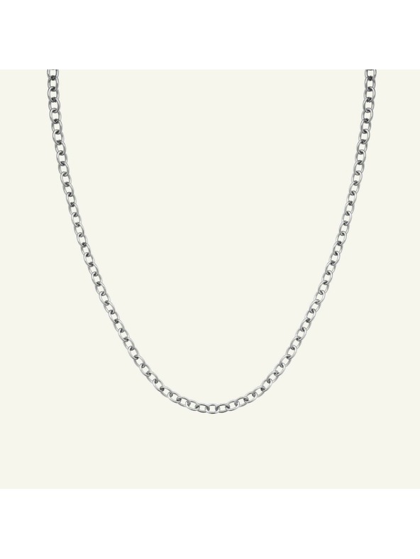 Rosefield Rosefield ezüst színű Oval Chainlink nyaklánc JNOCS-J627