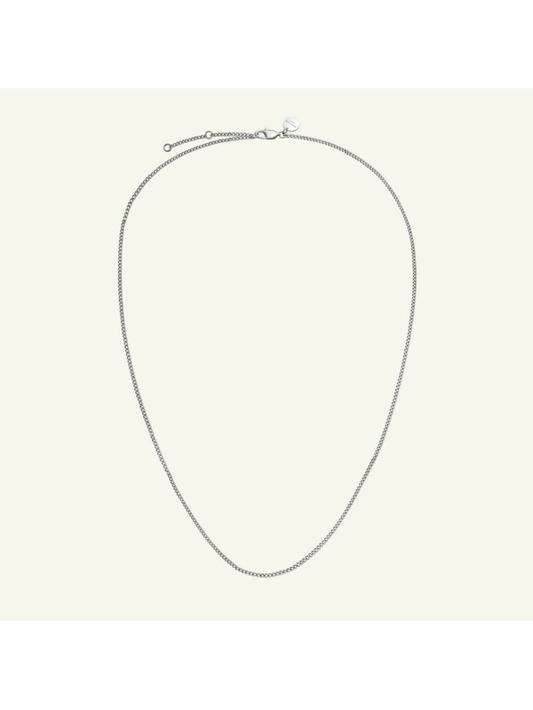 Rosefield Rosefield ezüst színű Flat Curb nyaklánc JNFCS-J623